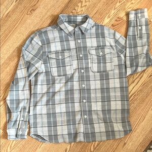 J. Crew Gray Casual Button Down Soft Flannel Shirt